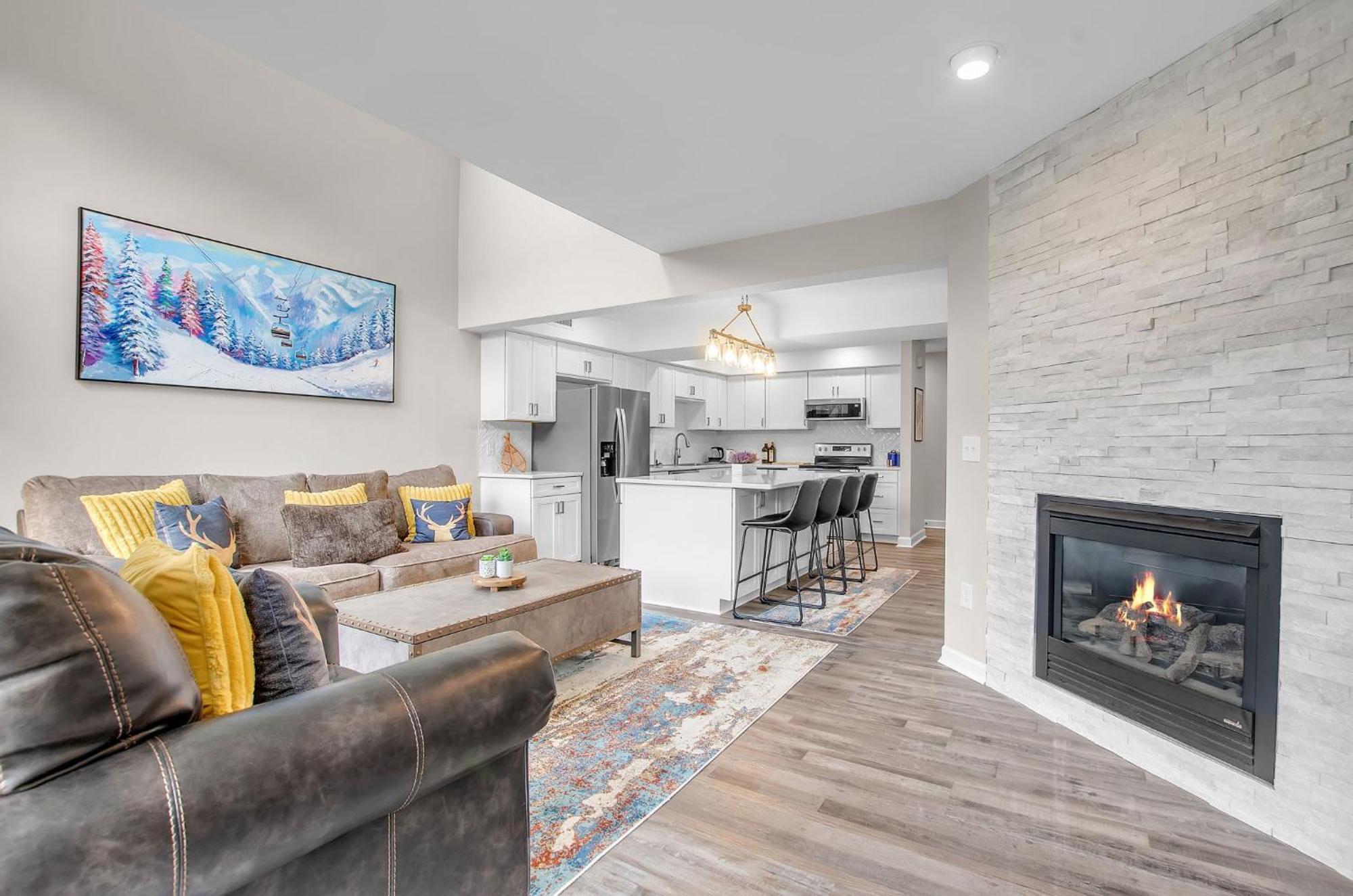 Family Townhouse With Fireplace Ellicottville Exterior foto